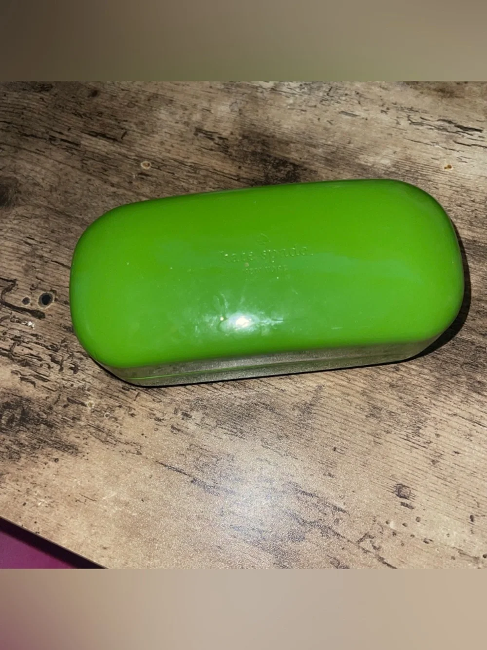 Kate Spade Lime Green Eyewear Glasses Case